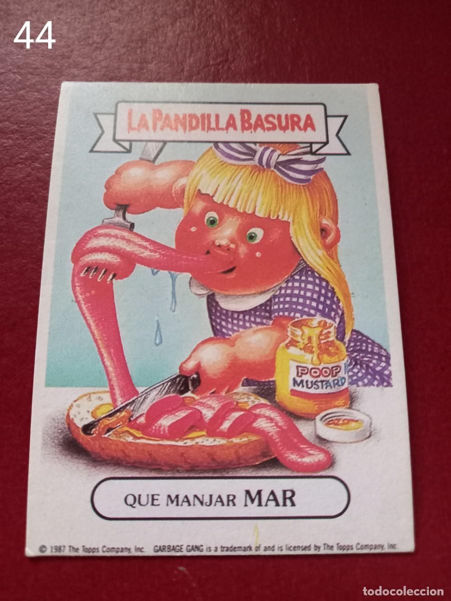 Coleccionismo cromos antiguos: Cromo n.44 la pandilla basura SUPERPOP sin pegar