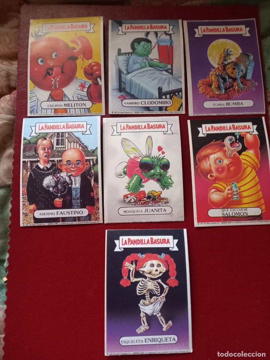 Coleccionismo cromos antiguos: Cromos despegados la pandilla basura SUPERPOP 3&euro;/und