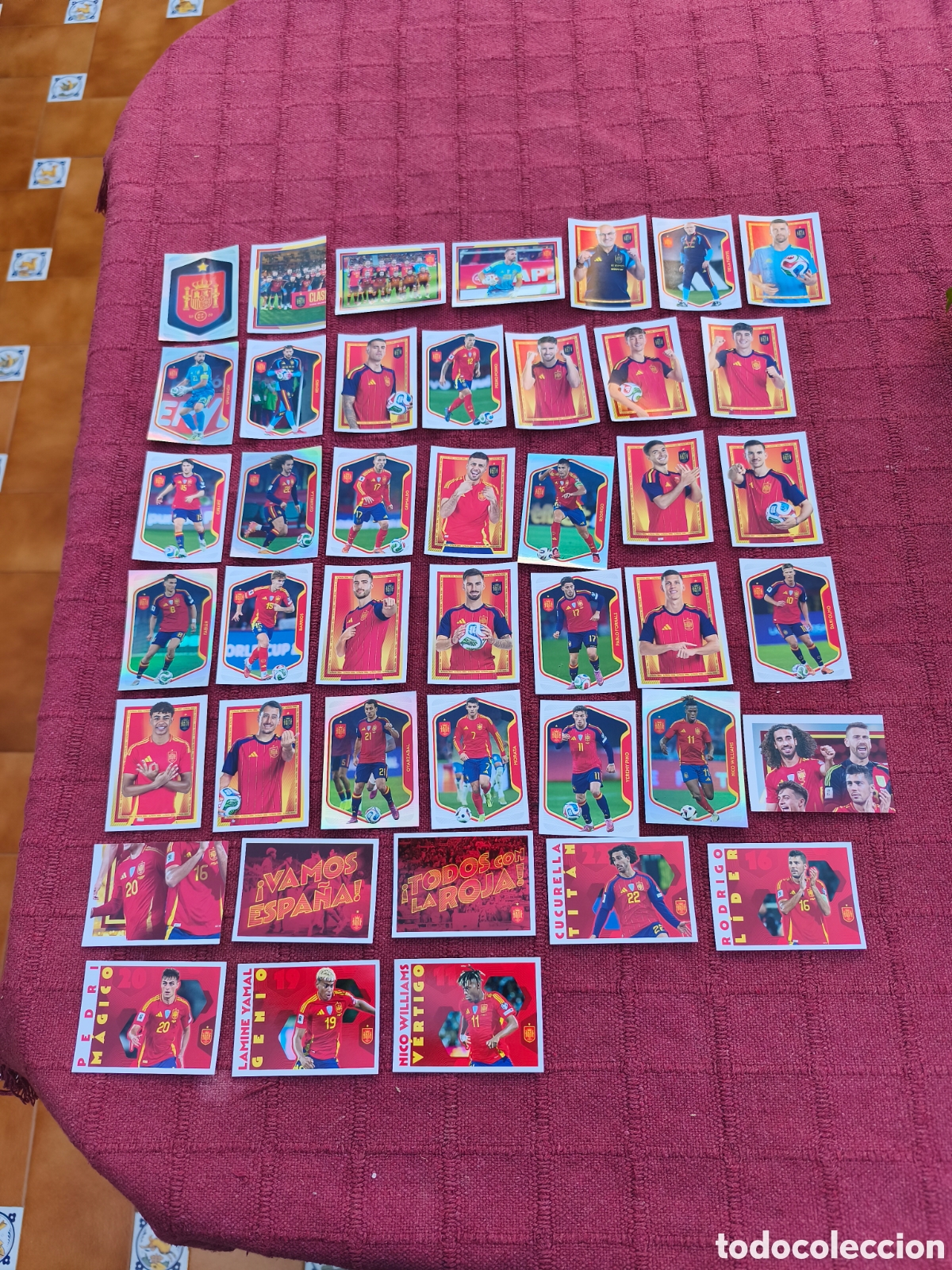 Coleccionismo cromos antiguos: CROMOS CROMO DE FUTBOL SELECCION ESPA&Ntilde;A MUNDIAL 2026 CARREFOUR PANINI LOTE DE 43 CROMOS MUNDIAL 2026