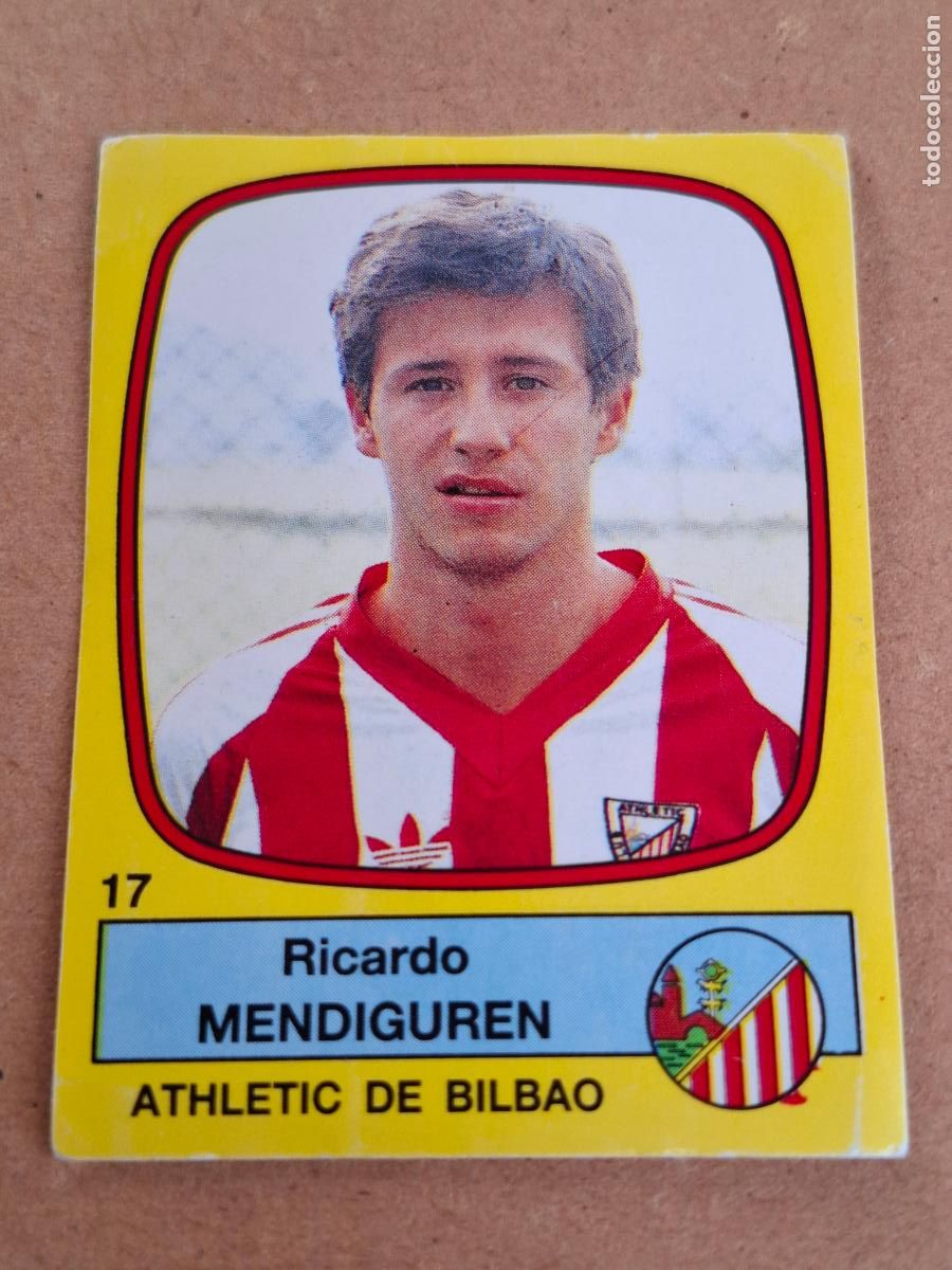 Coleccionismo cromos antiguos: F&Uacute;TBOL 89 - PANINI - 17 MENDIGUREN - ATHLETIC DE BILBAO ( NUNCA PEGADO ) CA