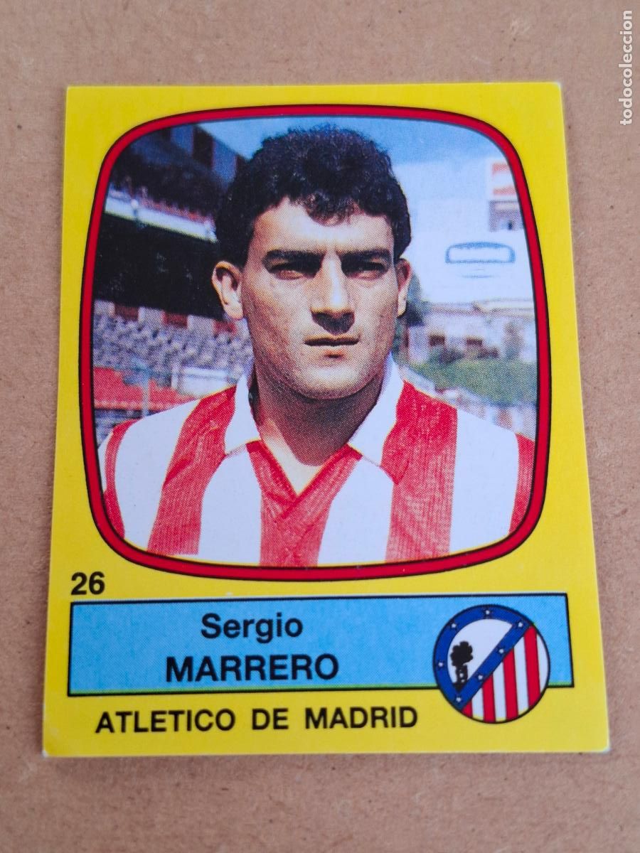 Coleccionismo cromos antiguos: F&Uacute;TBOL 89 - PANINI - 26 SERGIO MARRERO - AT. MADRID ( NUNCA PEGADO ) CA