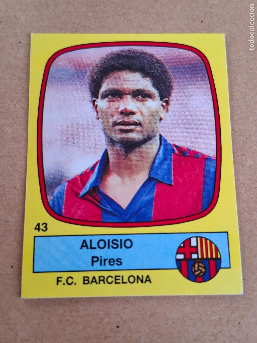 Coleccionismo cromos antiguos: F&Uacute;TBOL 89 - PANINI - 43 ALOISIO - FC. BARCELONA ( NUNCA PEGADO ) CA