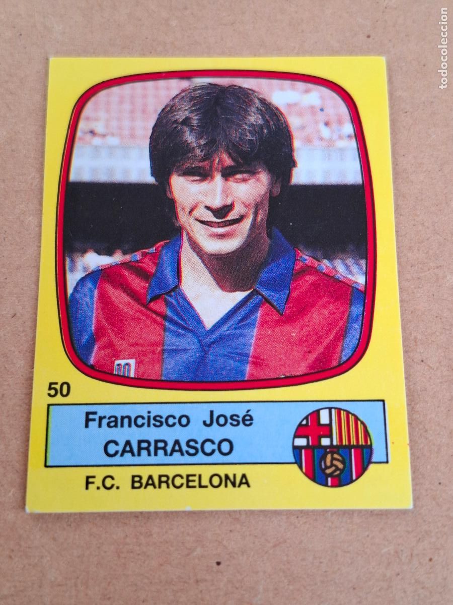 Coleccionismo cromos antiguos: F&Uacute;TBOL 89 - PANINI - 50 CARRASCO - FC. BARCELONA ( NUNCA PEGADO ) CA