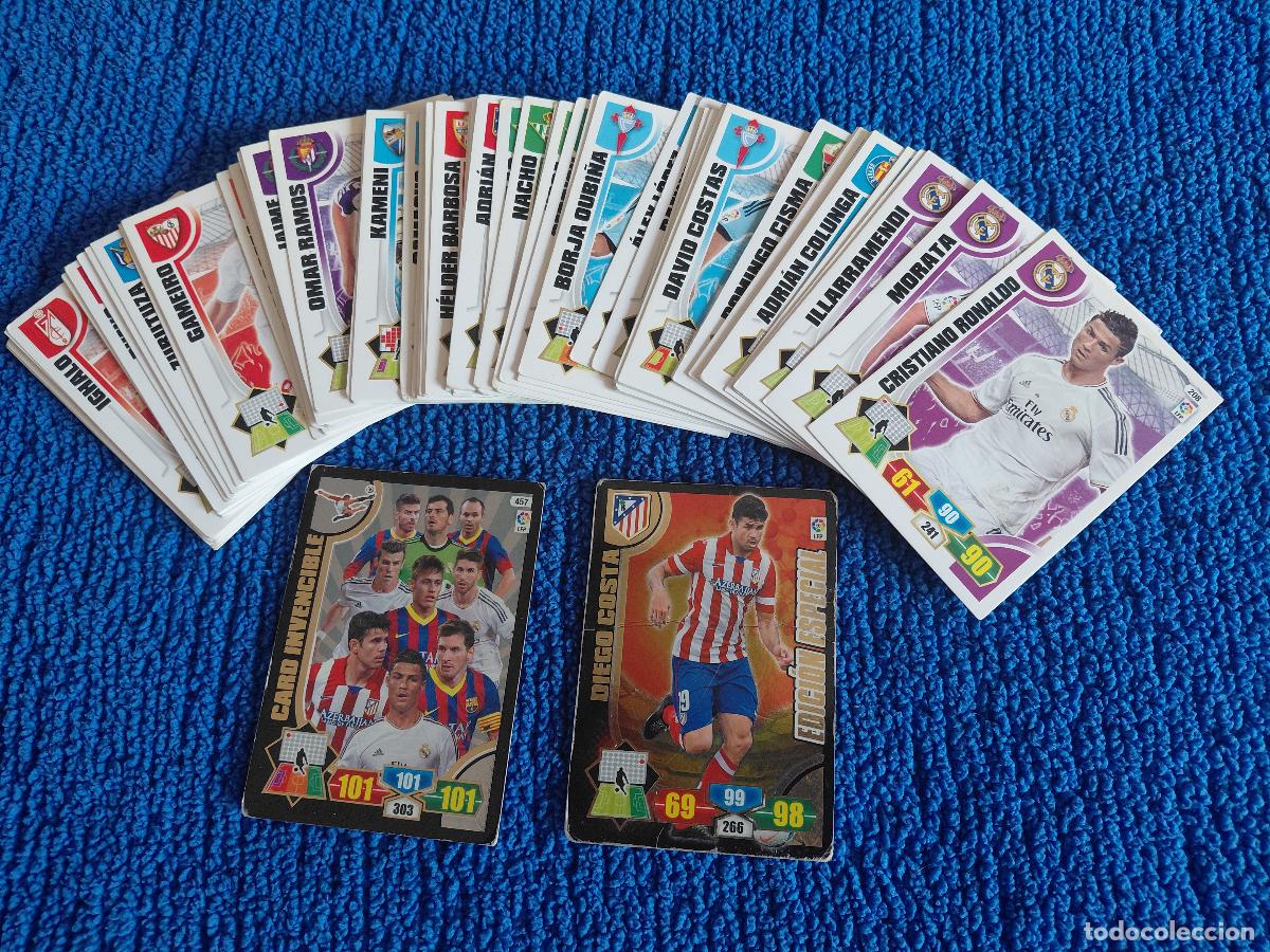 Coleccionismo cromos antiguos: Lote cromos Adrenalyn 2013 2014, 13-14. 76 unidades. USADOS.