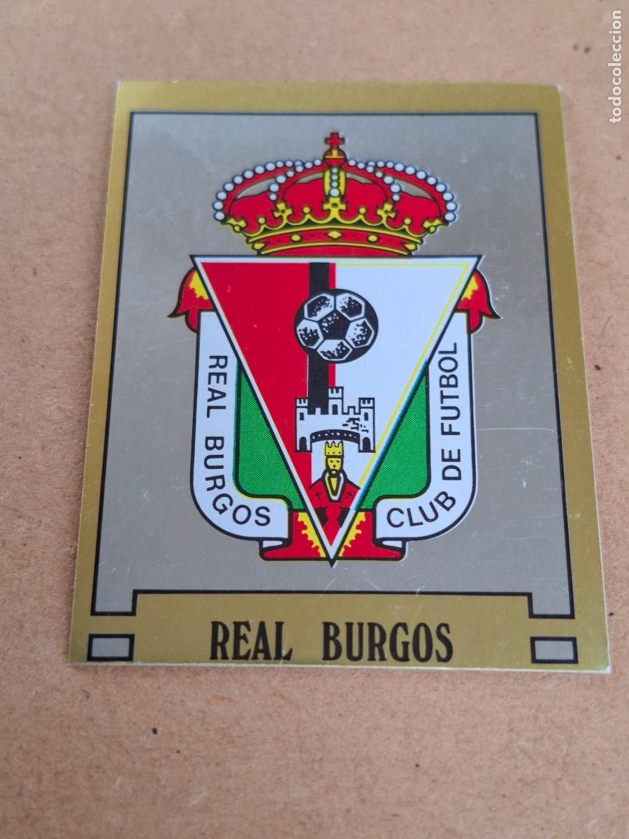 Coleccionismo cromos antiguos: F&Uacute;TBOL 89 - PANINI - 364 ESCUDO - REAL BURGOS ( NUNCA PEGADO ) CA