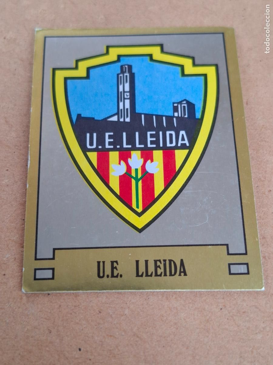 Coleccionismo cromos antiguos: F&Uacute;TBOL 89 - PANINI - 393 ESCUDO - U.E. LLEIDA ( NUNCA PEGADO ) CA