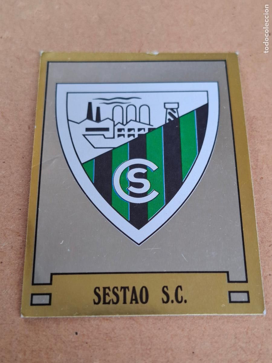 Colecionismo Cromos antigos: F&Uacute;TBOL 89 - PANINI - 415 ESCUDO - SESTAO S.C. ( NUNCA PEGADO ) CA