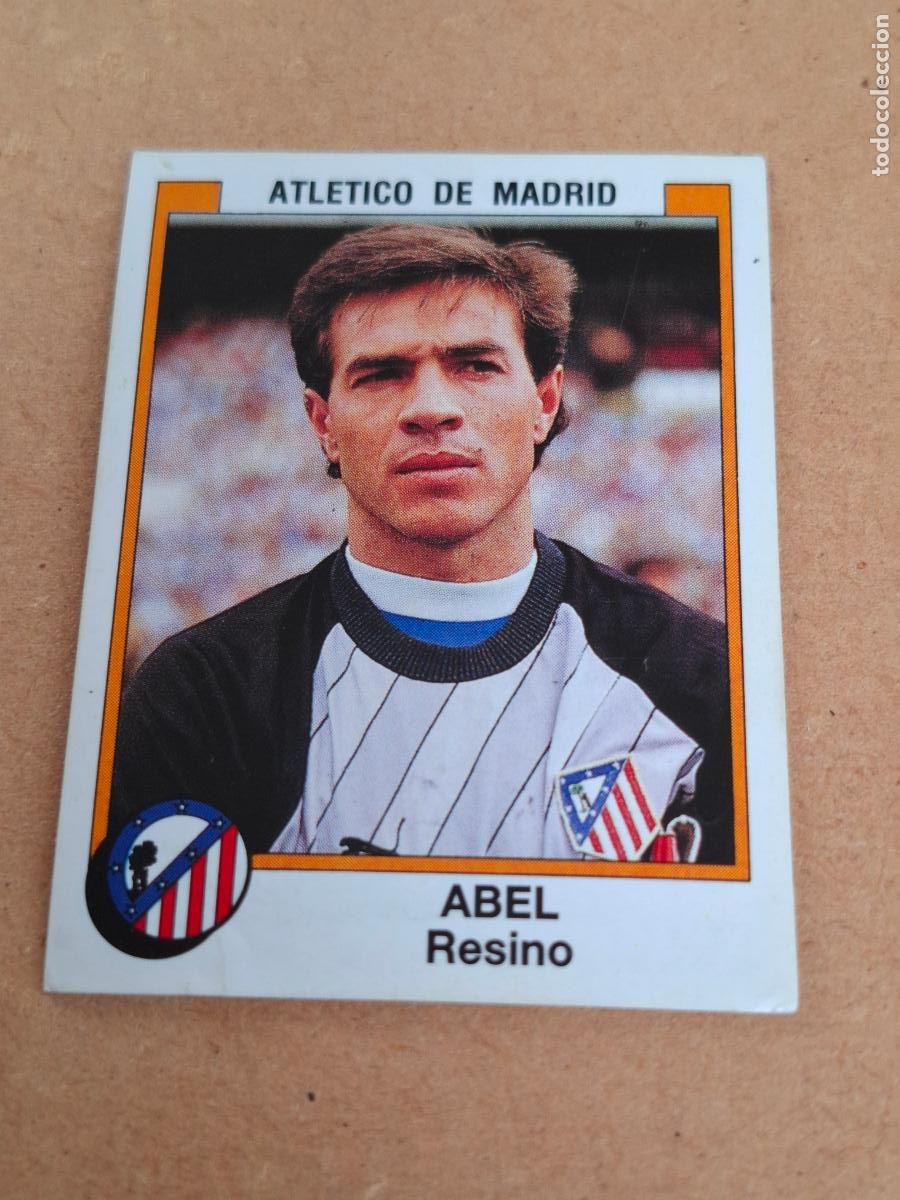 Coleccionismo cromos antiguos: F&Uacute;TBOL 88 - PANINI - 26 ABEL RESINO - AT. MADRID ( NUNCA PEGADO ) CA