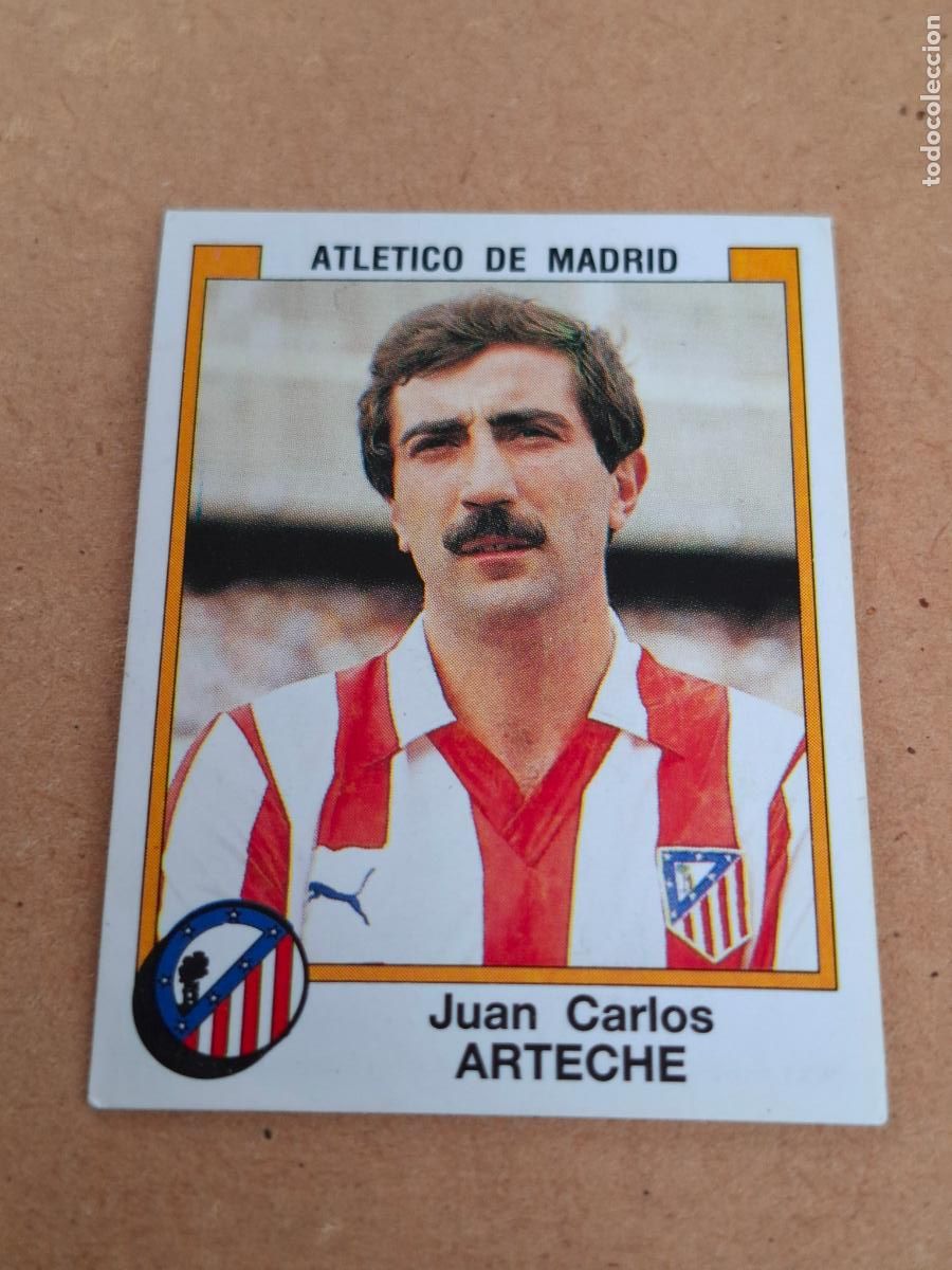 Coleccionismo cromos antiguos: F&Uacute;TBOL 88 - PANINI - 29 ARTECHE - AT. MADRID ( NUNCA PEGADO ) CA