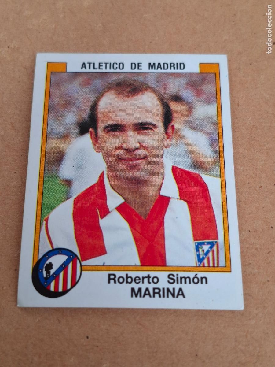 Coleccionismo cromos antiguos: F&Uacute;TBOL 88 - PANINI - 36 MARINA - AT. MADRID ( NUNCA PEGADO ) CA