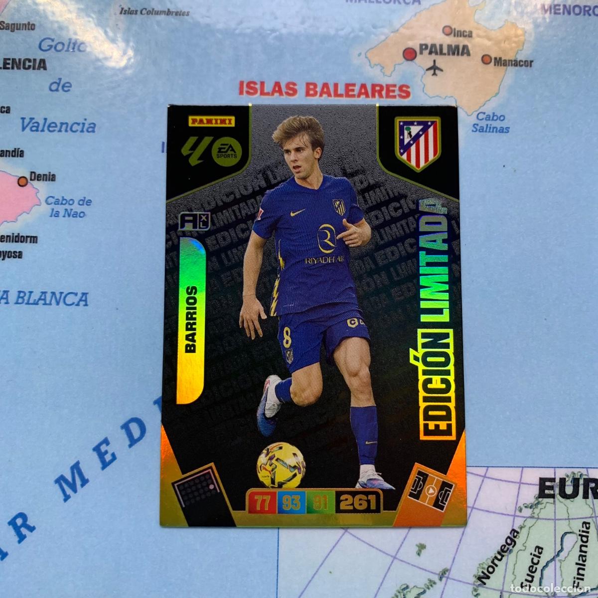 Coleccionismo cromos antiguos: Barrios Edici&oacute;n Limitada del Atl&eacute;tico de Madrid cromo adrenalyn XL 25-26 2025-2026