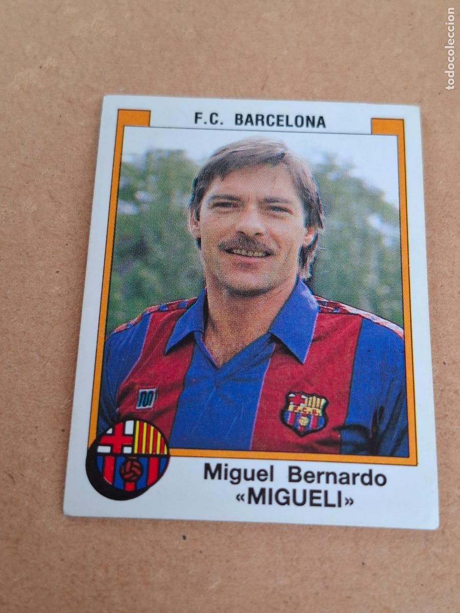 Collezionismo Figurine antiche: F&Uacute;TBOL 88 - PANINI - 49 MIGUELI - FC. BARCELONA ( NUNCA PEGADO ) CA