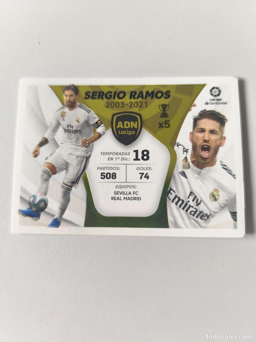 Coleccionismo cromos antiguos: LIGA ESTE 2021 2022 21 22 SERGIO RAMOS REAL MADRID 27 ADN LALIGA CMR2