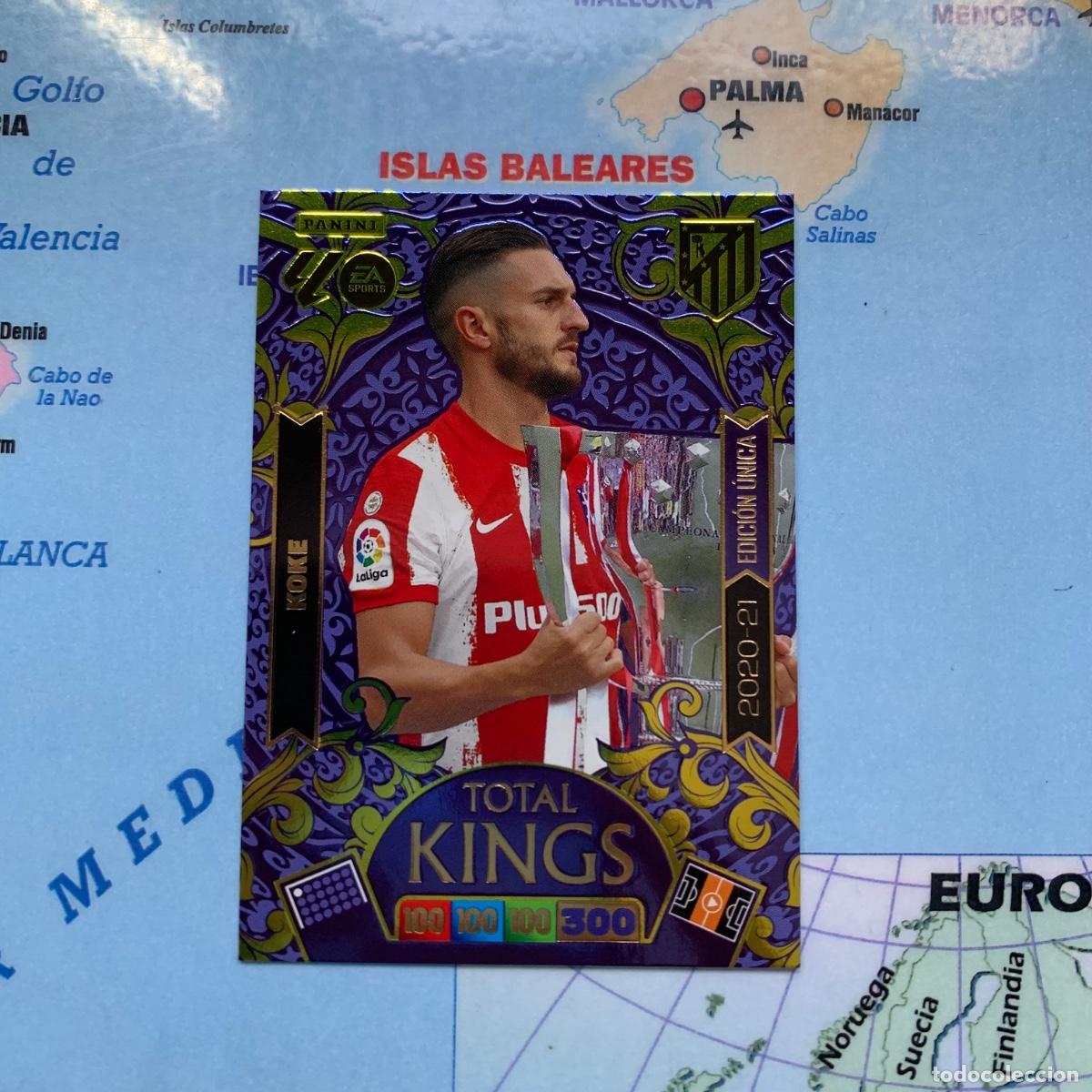 Coleccionismo cromos antiguos: Koke Total Kings Edici&oacute;n Unica del Atl&eacute;tico de Madrid cromo adrenalyn XL 25-26 2025-2026