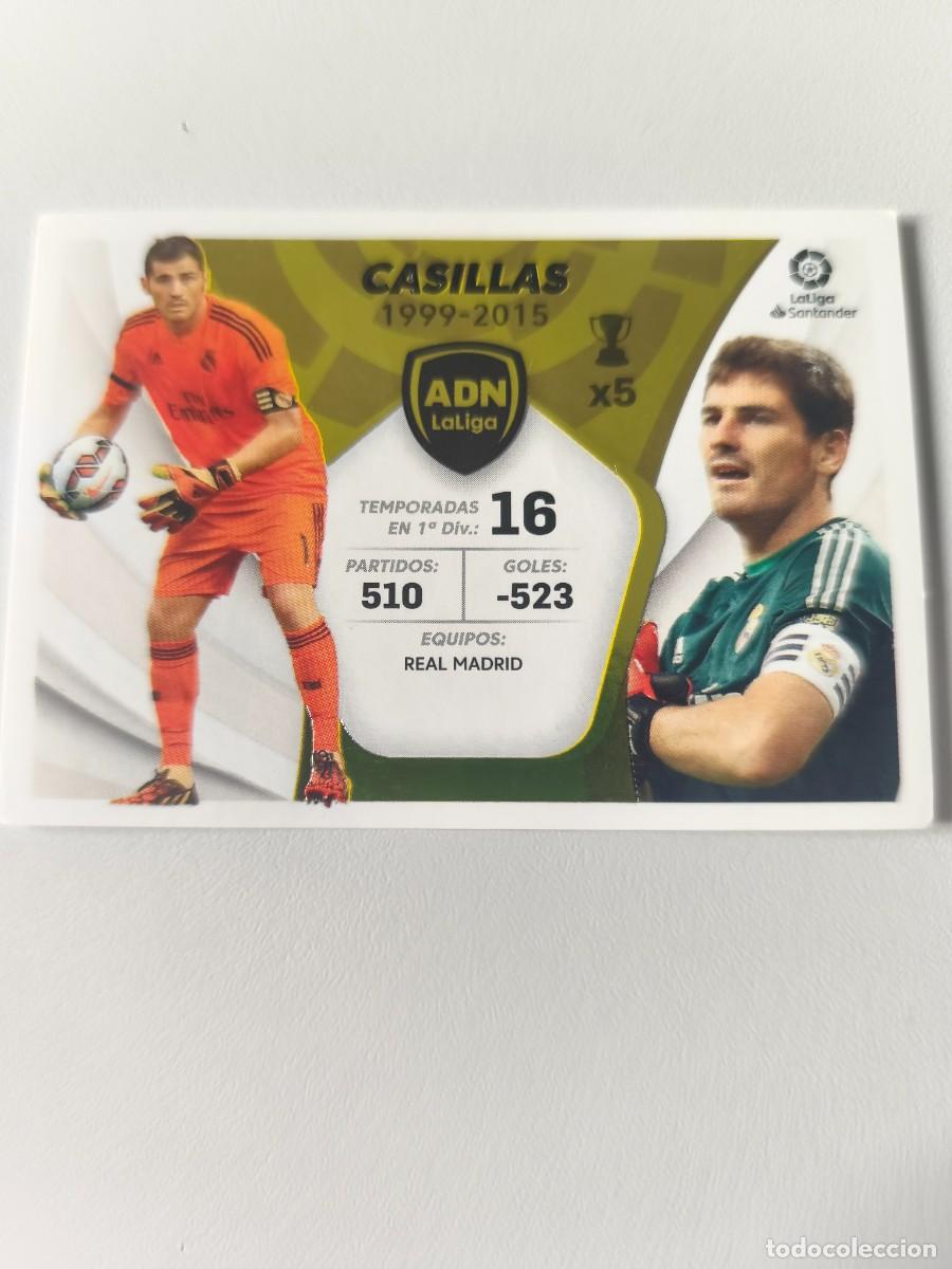 Coleccionismo cromos antiguos: LIGA ESTE 2021 2022 21 22 CASILLAS 5 REAL MADRID ADN LALIGA CMR2
