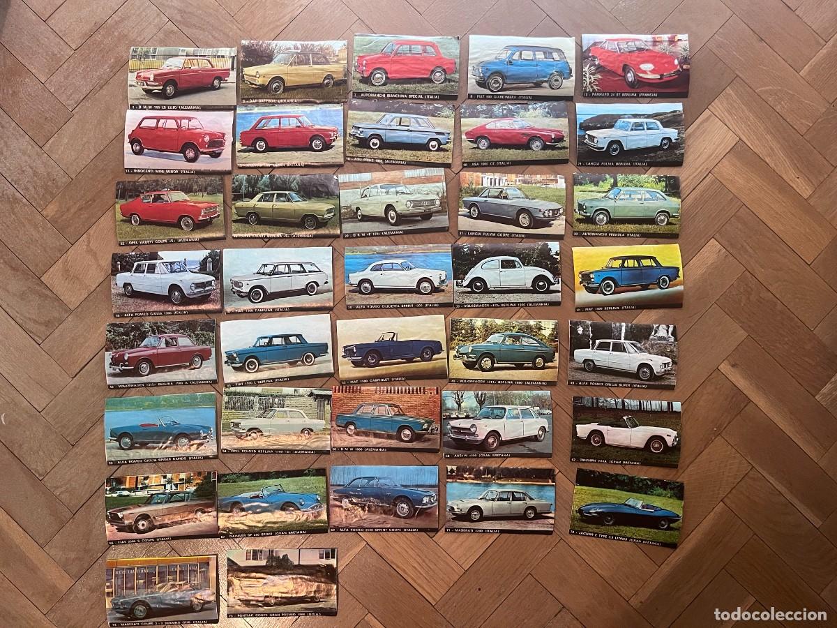 Coleccionismo cromos antiguos: AUTOMOVILES DE HOY 33 CROMOS RECUPERADOS-GARBO