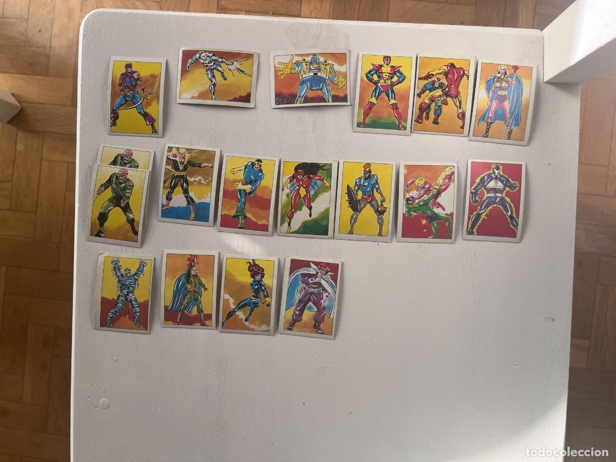 Coleccionismo cromos antiguos: SUPERHEROES 18 CROMOS
