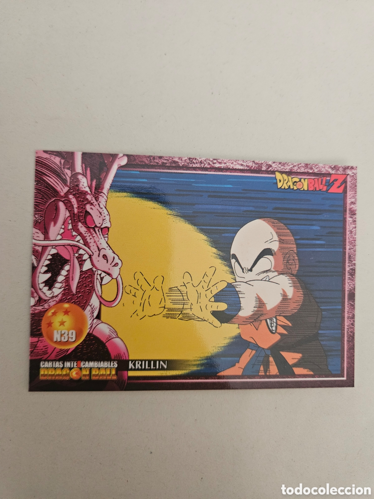 Coleccionismo cromos antiguos: CROMO DRAGON BALL Z cartas intercambiables LAMINCARDS N &ordm; N 39 KRILLIN