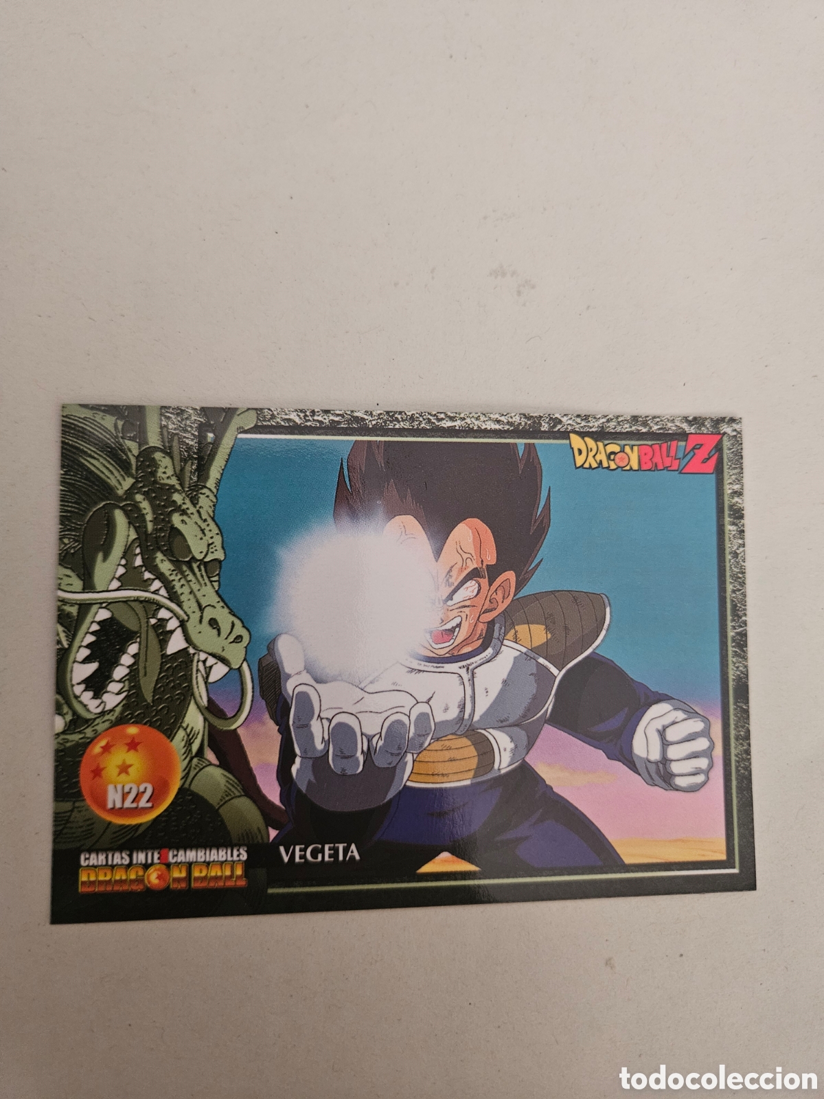 Coleccionismo cromos antiguos: CROMO DRAGON BALL Z cartas intercambiables LAMINCARDS N &ordm; N 22 VEGETA
