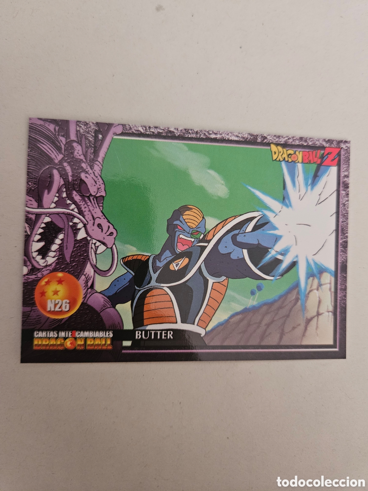 Coleccionismo cromos antiguos: CROMO DRAGON BALL Z cartas intercambiables LAMINCARDS N &ordm; N 26 BUTTER