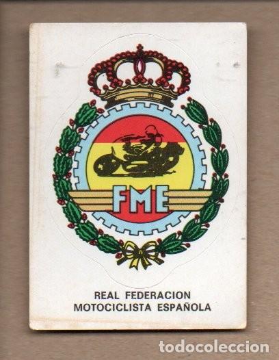 Coleccionismo cromos antiguos: ANTIGUO CROMO N&ordm; 103- MOTO SPORT N&ordm; 158, FIGURINI PANINI. REAL FEDERACION MOTOCICLISTA ESPA&Ntilde;OLA.
