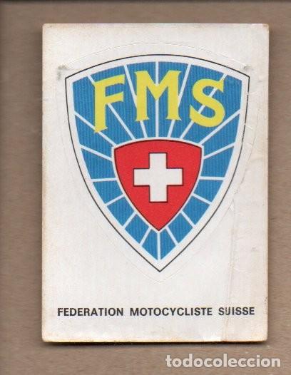 Coleccionismo cromos antiguos: ANTIGUO CROMO N&ordm; 162- MOTO SPORT, FIGURINI PANINI. FEDERATION MOTOCYCLISTE SUISSE.