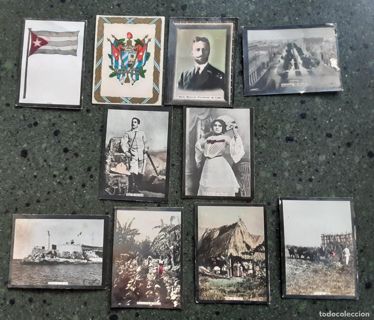 Coleccionismo cromos antiguos: CUBA, SERIE COMPLETA DE 10 CROMOS CIGARRILLOS SUSINI, CUBA, A&Ntilde;OS 20