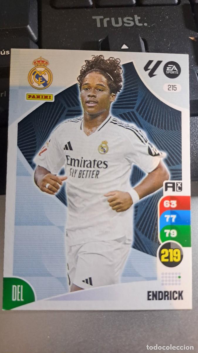 Coleccionismo cromos antiguos: ADRENALYN XL ENDRICK 215 REAL MADRID CROMO LIGA 2024 2025 24 25 PANINI