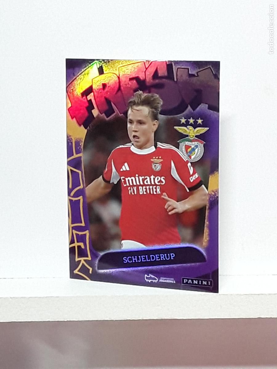 Coleccionismo cromos antiguos: PORTUGUES 2025 2026 IDOLOS 25 26 CROMO PANINI FUTEBOL N 233 BENFICA FRESH SCHJELDERUP