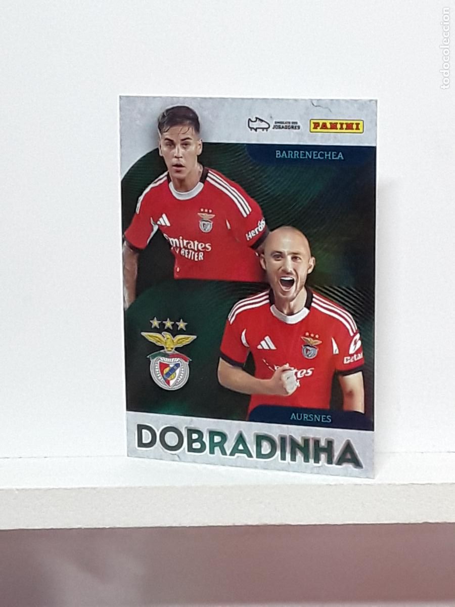 Coleccionismo cromos antiguos: PORTUGUES 2025 2026 IDOLOS 25 26 CROMO PANINI FUTEBOL N 236 BENFICA DOBRADINHA BARRENECHEA AURSNES