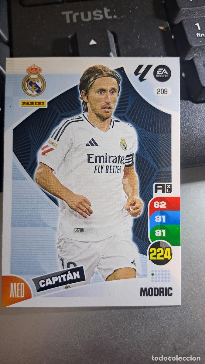 Coleccionismo cromos antiguos: ADRENALYN XL MODRIC 209 REAL MADRID CROMO LIGA 2024 2025 24 25 PANINI