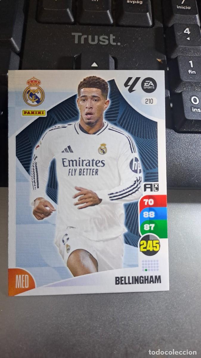 Coleccionismo cromos antiguos: ADRENALYN XL BELLINGHAM 210 REAL MADRID CROMO LIGA 2024 2025 24 25 PANINI