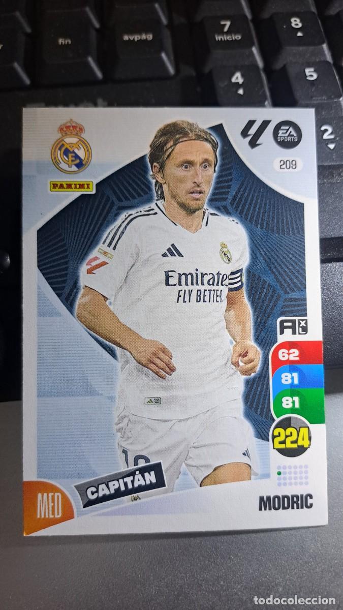 Coleccionismo cromos antiguos: ADRENALYN XL MODRIC 209 REAL MADRID CROMO LIGA 2024 2025 24 25 PANINI