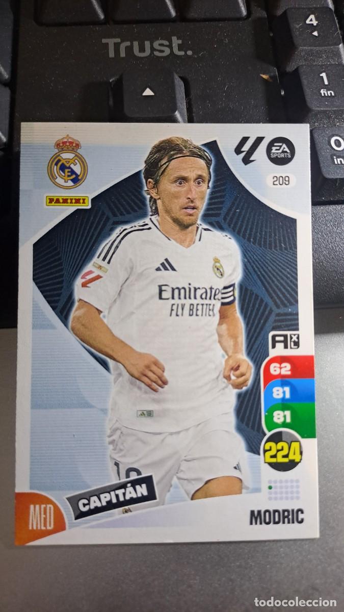 Coleccionismo cromos antiguos: ADRENALYN XL MODRIC 209 REAL MADRID CROMO LIGA 2024 2025 24 25 PANINI
