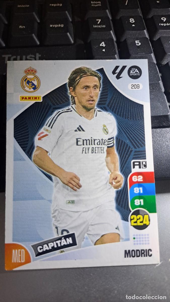 Coleccionismo cromos antiguos: ADRENALYN XL MODRIC 209 REAL MADRID CROMO LIGA 2024 2025 24 25 PANINI