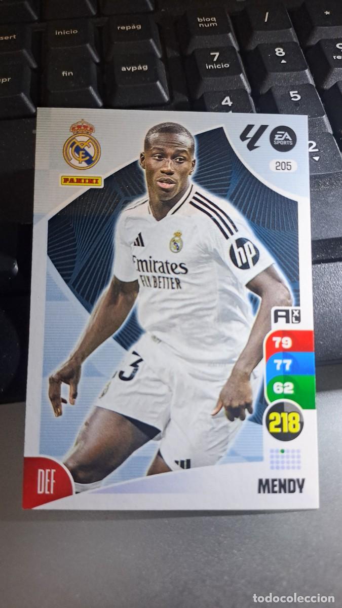Coleccionismo cromos antiguos: ADRENALYN XL MENDY 205 REAL MADRID CROMO LIGA 2024 2025 24 25 PANINI