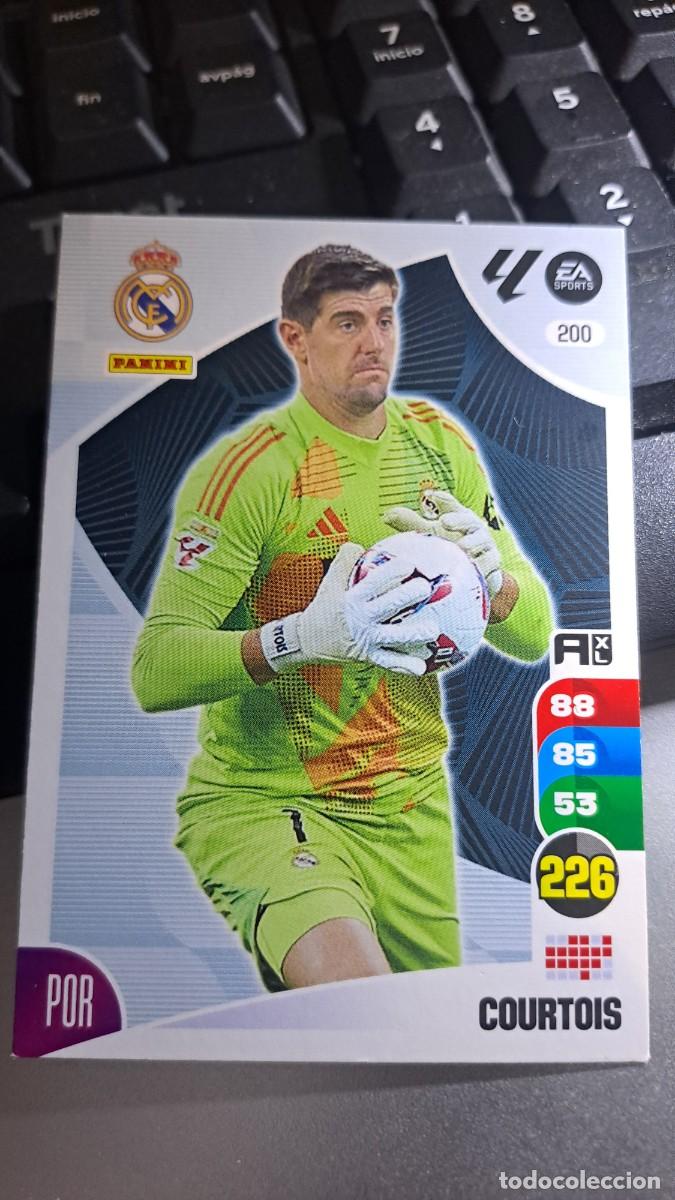 Coleccionismo cromos antiguos: ADRENALYN XL COURTOIS 200 REAL MADRID CROMO LIGA 2024 2025 24 25 PANINI