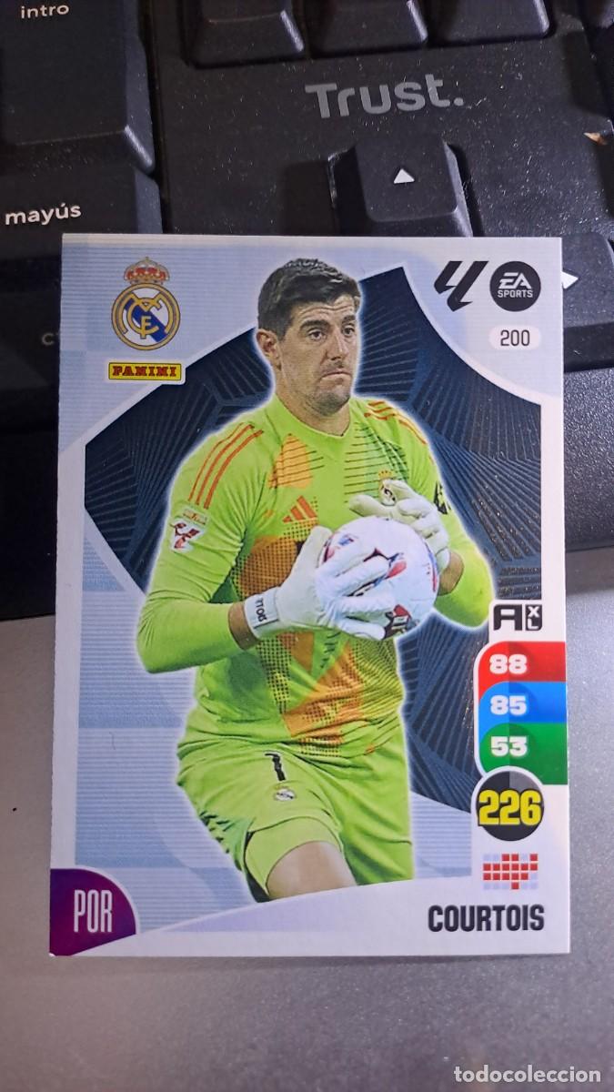 Coleccionismo cromos antiguos: ADRENALYN XL COURTOIS 200 REAL MADRID CROMO LIGA 2024 2025 24 25 PANINI