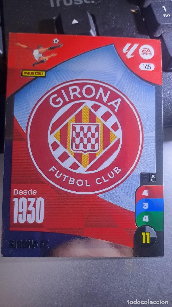 Coleccionismo cromos antiguos: ADRENALYN XL ESCUDO GIRONA 145 CROMO LIGA 2024 2025 24 25 PANINI