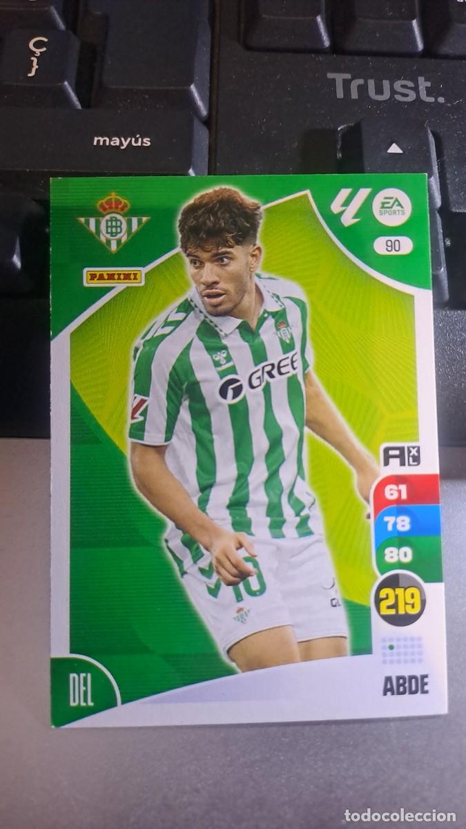 Coleccionismo cromos antiguos: ADRENALYN XL ABDE 90 BETIS CROMO LIGA 2024 2025 24 25 PANINI