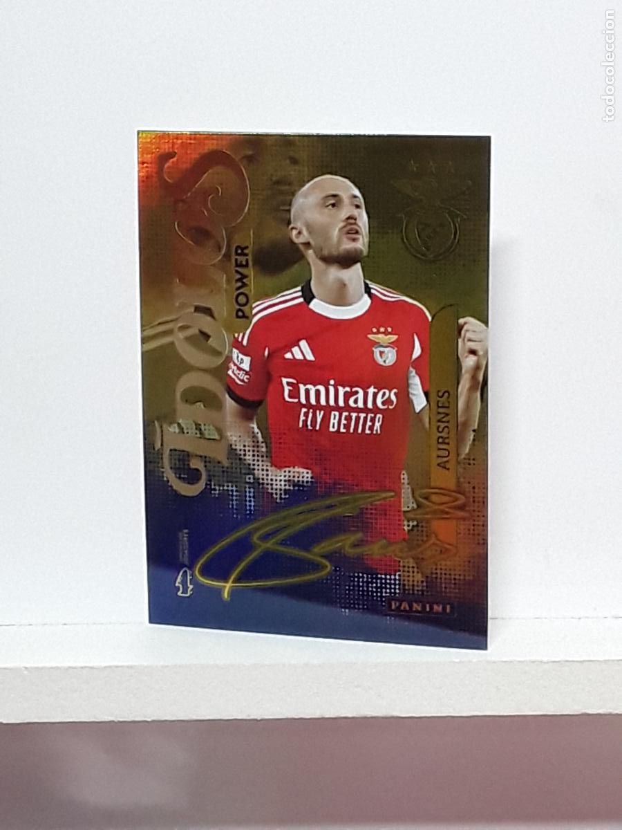 Coleccionismo cromos antiguos: PORTUGUES 2025 2026 IDOLOS 25 26 CROMO PANINI FUTEBOL N 190P 190 P BENFICA IDOLOS POWER AURSNES