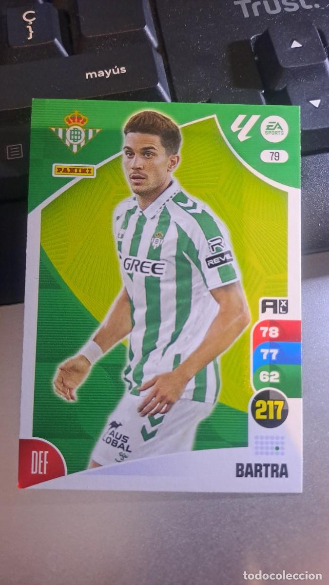 Coleccionismo cromos antiguos: ADRENALYN XL BARTRA 79 BETIS CROMO LIGA 2024 2025 24 25 PANINI