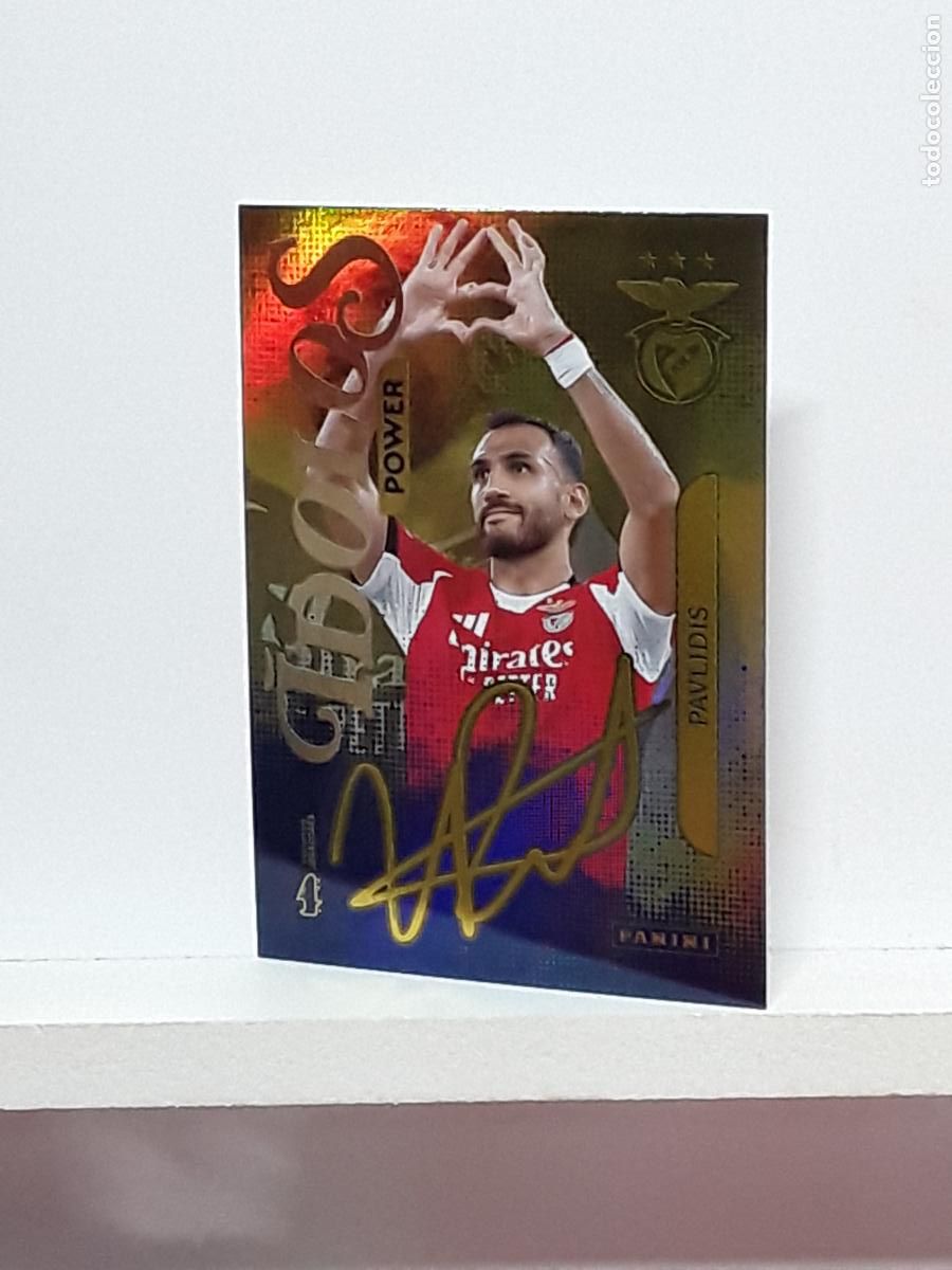 Coleccionismo cromos antiguos: PORTUGUES 2025 2026 IDOLOS 25 26 CROMO PANINI FUTEBOL N 195P 195 P BENFICA IDOLOS POWER PAVLIDIS