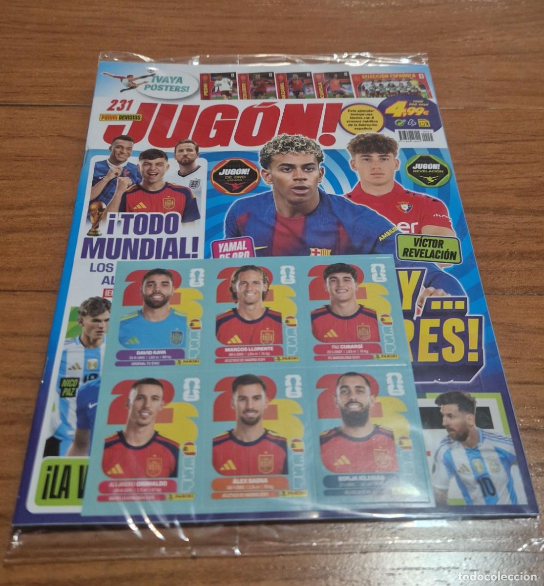 Coleccionismo cromos antiguos: REVISTA JUGON 231 NUEVA PRECINTADA-PANINI-MUNDIAL 2026