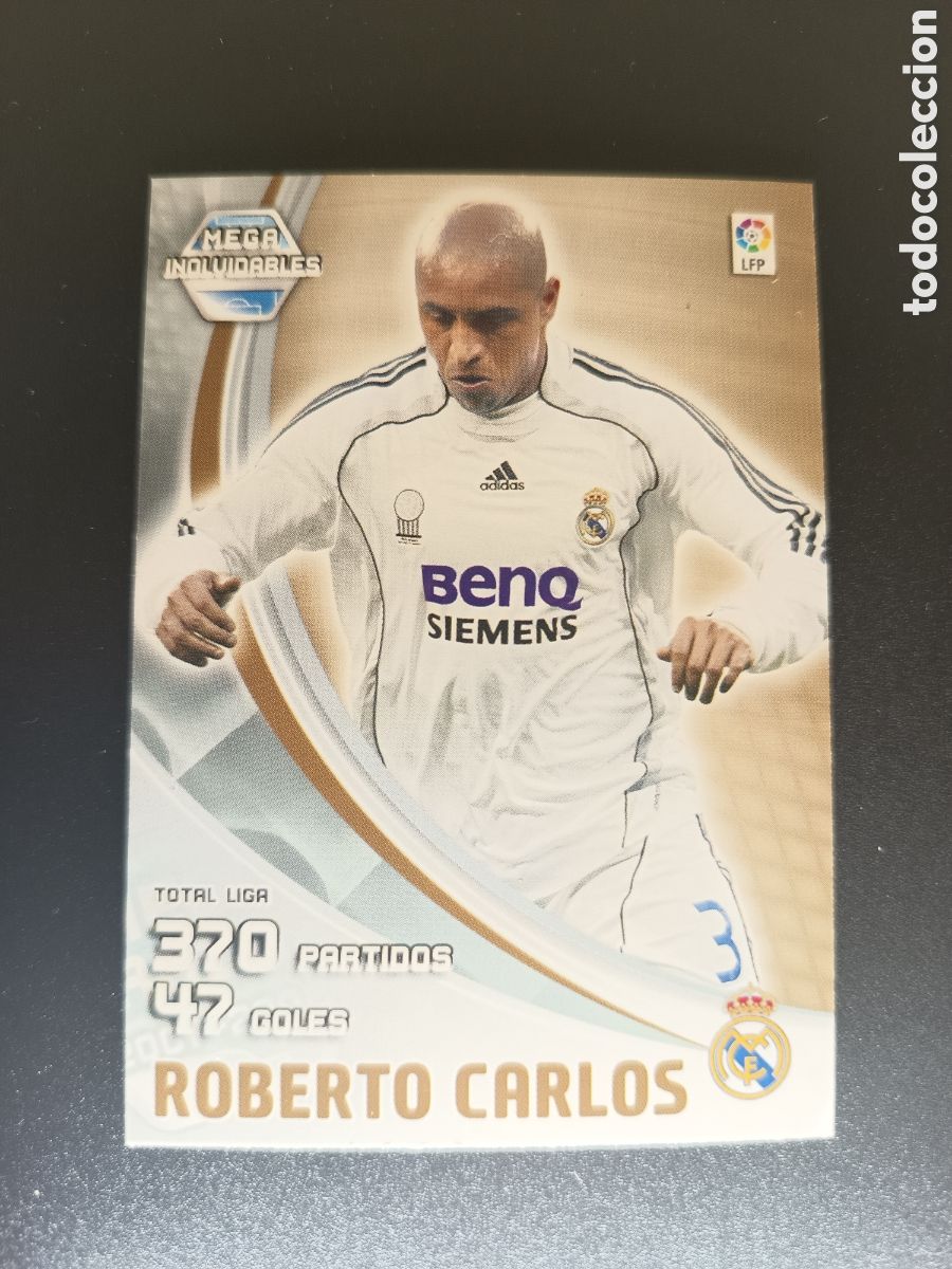 Coleccionismo cromos antiguos: ROBERTO CARLOS 405 MEGA INOLVIDABLES MEGACRACKS 2007-08 PANINI