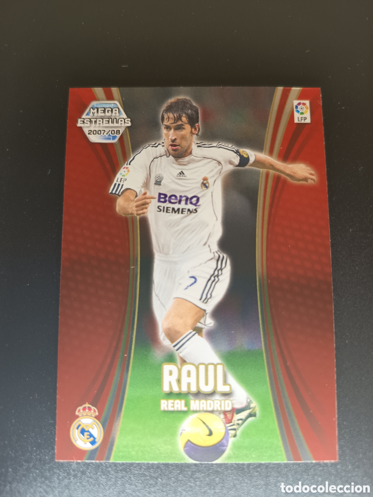 Coleccionismo cromos antiguos: RAUL 381 MEGA ESTRELLAS MEGACRACKS 2007-08 PANINI