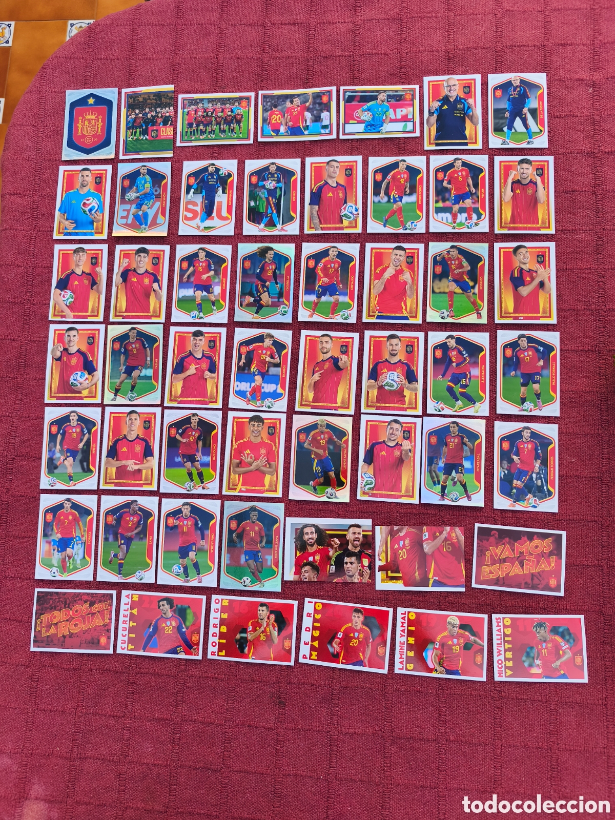 Coleccionismo cromos antiguos: CROMO CROMOS ALBUM DE FUTBOL SELECCI&Oacute;N ESPA&Ntilde;OLA ESPA&Ntilde;A 2026 CARREFOUR PANINI LOTE DE 52 CROMOS