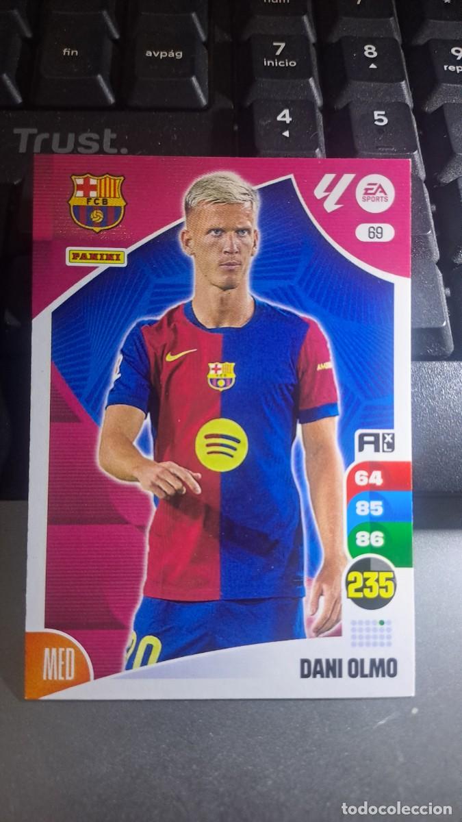 Coleccionismo cromos antiguos: ADRENALYN XL DANI OLMO 69 BARCELONA CROMO LIGA 2024 2025 24 25 PANINI