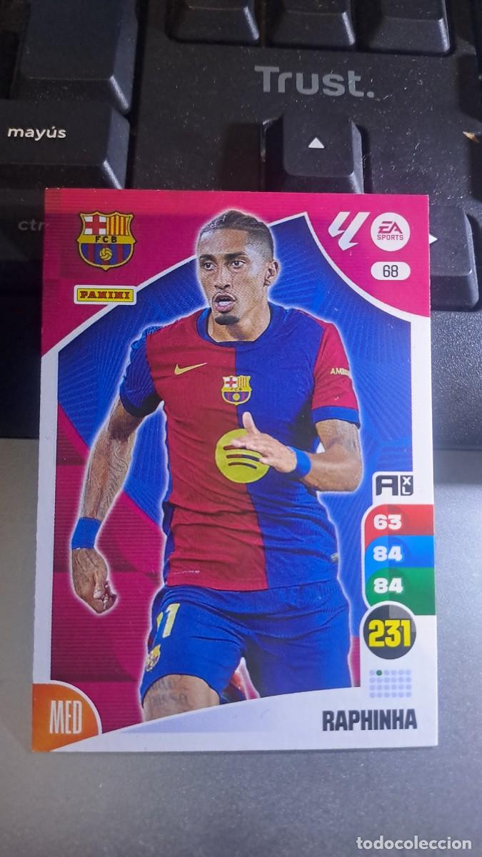 Coleccionismo cromos antiguos: ADRENALYN XL RAPHINHA 68 BARCELONA CROMO LIGA 2024 2025 24 25 PANINI