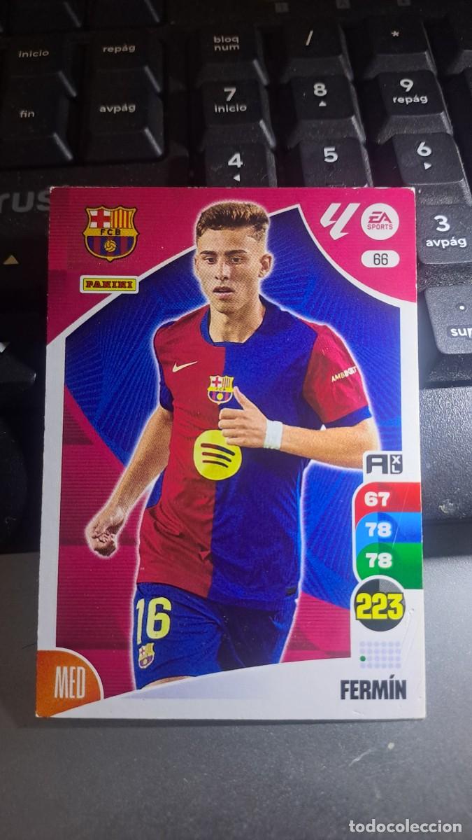Coleccionismo cromos antiguos: ADRENALYN XL FERMIN 66 BARCELONA CROMO LIGA 2024 2025 24 25 PANINI